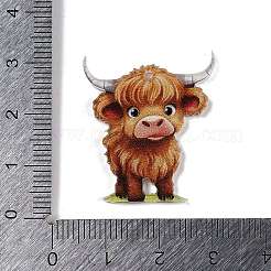 Непрозрачные акриловые подвески&nbsp;MACR-D036-01B