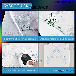 Glas Hotfix Strass&nbsp;DIY-CY0001-01D