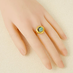 Открытые кольца-манжеты из нержавеющей стали 304 с натуральными ракушками для женщин.&nbsp;CR7720-4