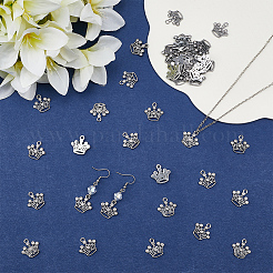 50 шт. подвески из цинкового сплава с кристаллами и стразами&nbsp;FIND-SC0019-59