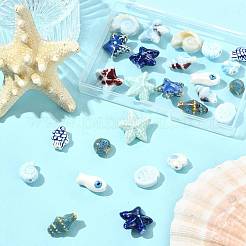 26шт 13 стиля фарфоровые бусины ручной работы&nbsp;PORC-FS0001-40