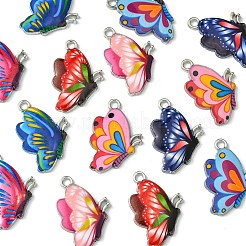 Подвески из сплава с принтом 14 цветов&nbsp;FIND-FS0002-04