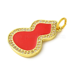 Покрытие стойки латунь микропаве прозрачные подвески из кубического циркония&nbsp;KK-G501-14G