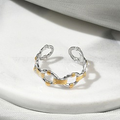 Открытые кольца манжеты из нержавеющей стали 304&nbsp;RJEW-F202-01A-GP