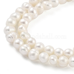 Brins de perles de culture d'eau douce naturelles&nbsp;PEAR-C003-10C