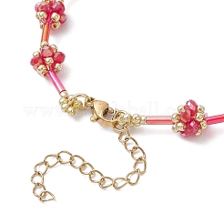Pulseras de cuentas de semillas de vidrio para mujeres&nbsp;BJEW-MZ00216-02
