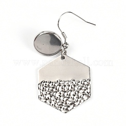 Крючки для сережек из нержавеющей стали 304&nbsp;STAS-WH0027-20A