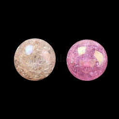 Perles en acrylique transparentes craquelées&nbsp;AC-CBA4496-05E