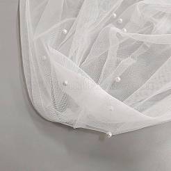 Двухслойная накидка из полиэстеровой сетки с капюшоном&nbsp;AJEW-WH20033-112