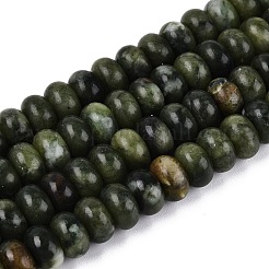 Naturales chinos de abalorios de jade hebras&nbsp;G-N367-02A-07
