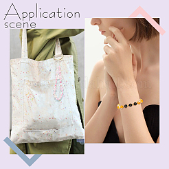 840шт 7 стиля непрозрачные акриловые бусины&nbsp;OACR-SP0001-27