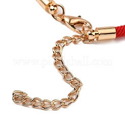 12 pz 12 colori braccialetti in poliestere&nbsp;BJEW-P340-07G