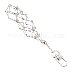 Железный мешочек с пустым держателем для камней&nbsp;HJEW-JM04500-02