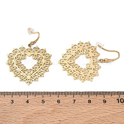 Orecchini pendenti con strass in acciaio inossidabile 304&nbsp;SA-CBAD2D2-01G-B
