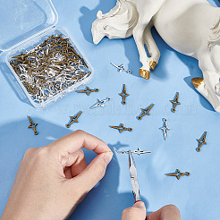 100шт. подвеска из двухцветного сплава&nbsp;FIND-GO0001-14