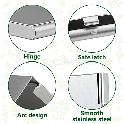 Tarjeteros de acero inoxidable&nbsp;OFST-WH0004-005