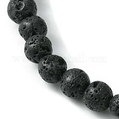 Bracelet sur le thème des chakras avec pierres précieuses naturelles et synthétiques mélangées&nbsp;BJEW-JB09806