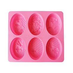 Stampi in silicone a 6 cavità&nbsp;SOAP-PW0002-06