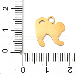 Подвески из нержавеющей стали 304 с эмалью на тему Хэллоуина&nbsp;STAS-Z164-03G-01