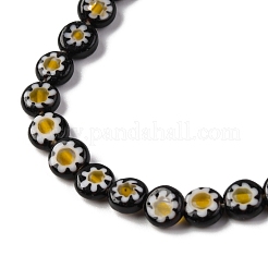 Ручной работы millefiori стеклянные бусины нитки LAMP-G164-11I