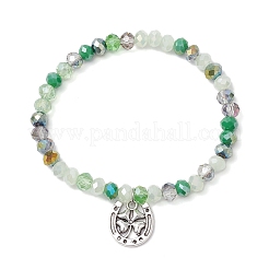 5шт. браслеты с подвесками в виде клевера из сплава&nbsp;BJEW-JB11727