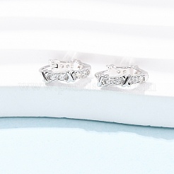 Кольцо с буквой X 925&nbsp;EJEW-K317-03P