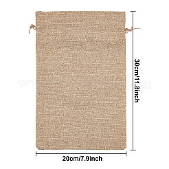 Pochettes en toile de jute&nbsp;ABAG-BC0001-23