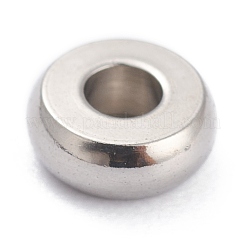 Cuentas espaciadoras de acero inoxidable 202 que no se deslustran&nbsp;X-STAS-H152-05B-P