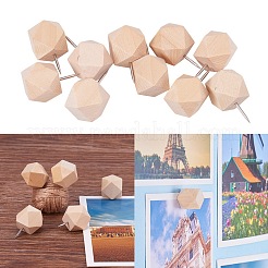 Épingles de carte en bois&nbsp;AJEW-PH0017-02