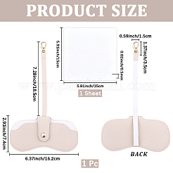 1 шт. футляры для очков из искусственной кожи&nbsp;AJEW-CN0005-71