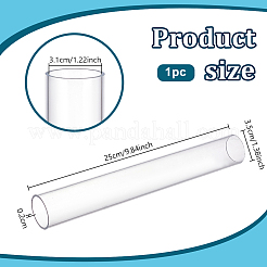 Tuyau acrylique transparent&nbsp;AJEW-WH0475-51H