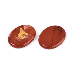 Natürlichen roten Jaspis-Cabochons&nbsp;G-T143-28H