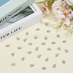 200 шт. бусины из цинкового сплава в тибетском стиле&nbsp;TIBEB-ME0001-09