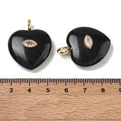 Pendentifs en obsidienne naturelle&nbsp;G-P585-03G-12