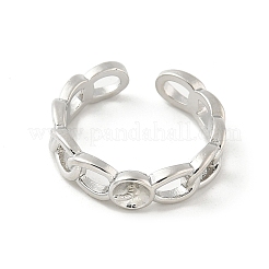 Ajustes de anillo de puño abierto con clavija de copa de latón&nbsp;LS-KK-G518-02P-03