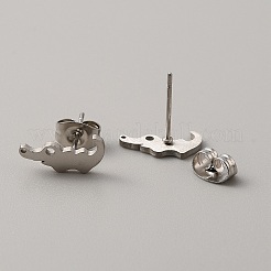 Boucles d'oreilles à tige en acier inoxydable 304 pour femmes&nbsp;LS-EJEW-TAC0010-012P