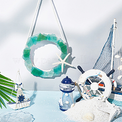 Рождественский венок стеклянные украшения&nbsp;HJEW-WH20003-23