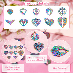 Подвески из сплава 20шт 10 стиля&nbsp;FIND-PH0007-28