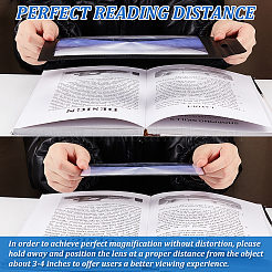 Ahademaker 11 шт. 2 стильные пластиковые портативные увеличительные линзы&nbsp;AJEW-GA0004-95