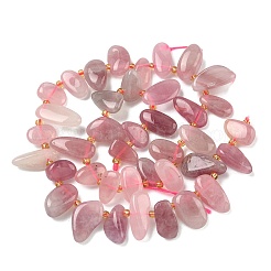 Природного розового кварца нитей бисера&nbsp;G-P604-A05-01