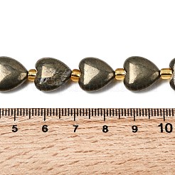 Природного пирита бисер нитей&nbsp;G-Z131-C01-01