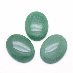 Cabochons naturales aventurina verde, oval, 40x30x7.5~8mm