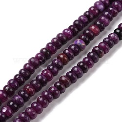 Chapelets de perles en kunzite naturelle, rondelle, 6x4mm, Trou: 0.8mm, Environ 105 pcs/chapelet, 16.14 pouce (41 cm)