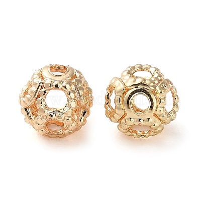 Стойки обшивки латунные бусины KK-D097-11G-01-1