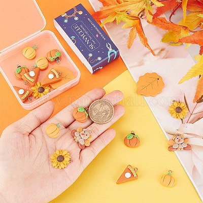 Wholesale SUNNYCLUE DIY Autumn Theme Earrings Making Kits