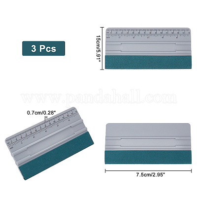 Wholesale CHGCRAFT 3Pcs Vinyl Wrap Squeegee with Ruler 