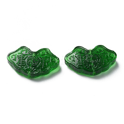 Perle di lampwork irregolari fatte a mano trasparenti&nbsp;LAMP-T017-11B-1