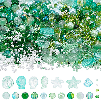 Стеклянные бусины&nbsp;GLAA-NB0001-84-1