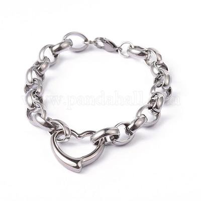 Комплекты ювелирных изделий из нержавеющей стали 304 с сердечками SJEW-F132-08P-1