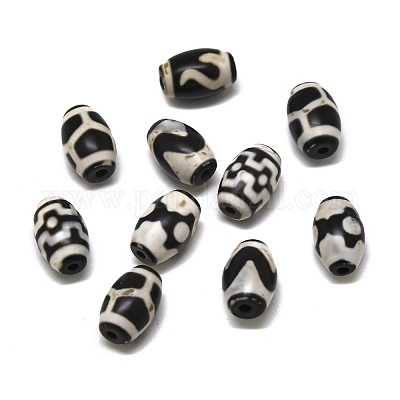 Perles de style tibétain&nbsp;TDZI-D010-02G-09-1